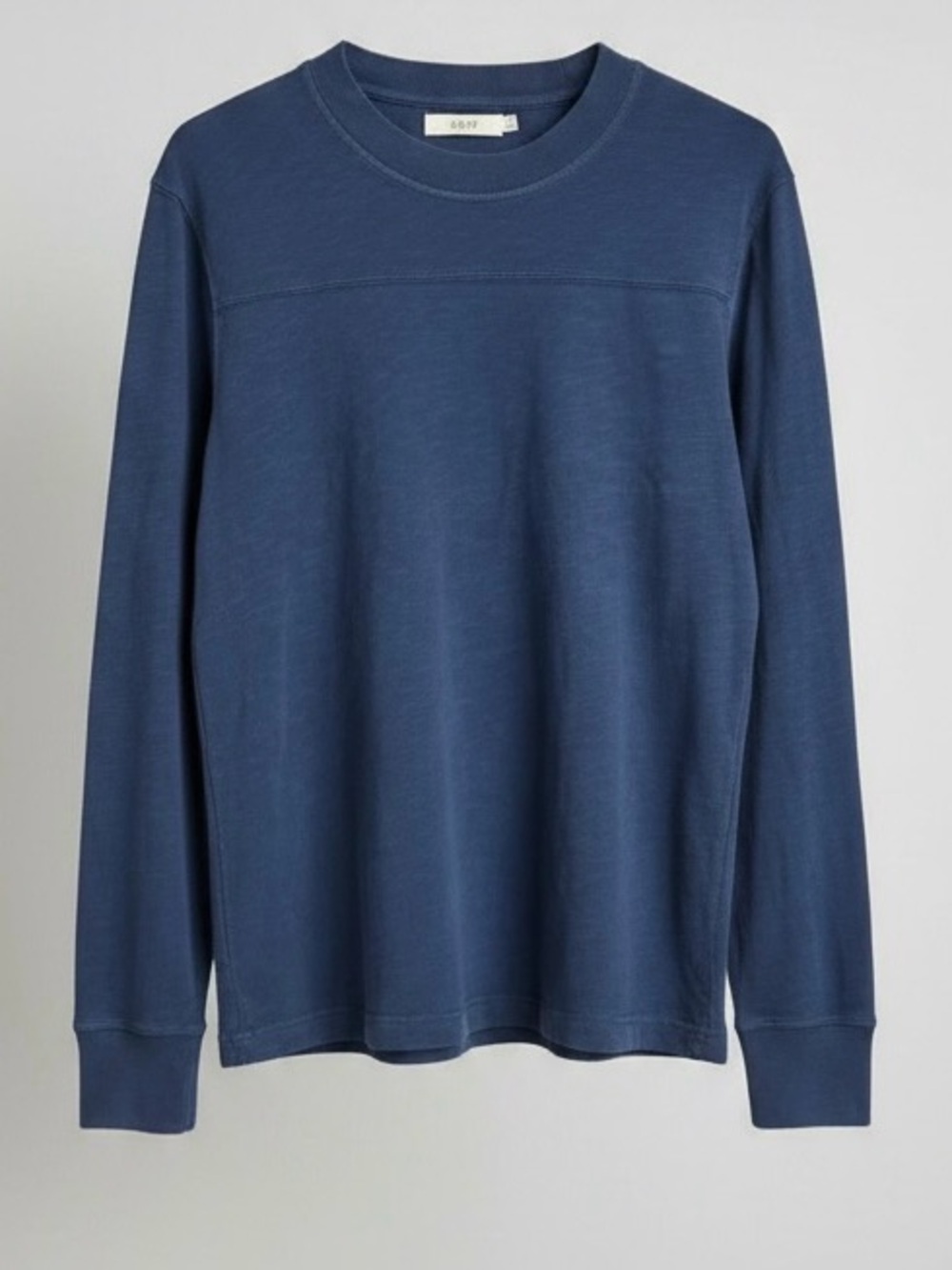 AE77 Premium Navy Long Sleeve Shirt 🌊